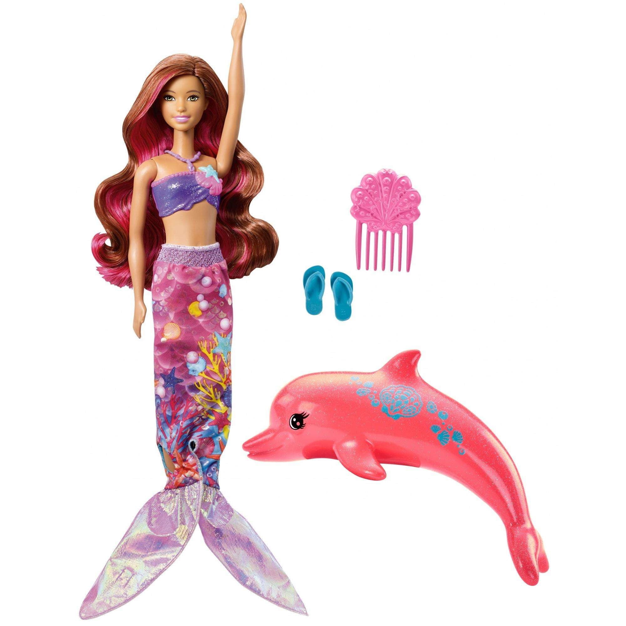 Barbie Dolphin Magic Mermaid Doll with 