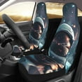 thumbnail image 2 of Yiaed Astronaut Helmet Reflections Print Car Seat Covers,Universal Auto Seats Protector Fits for Car,SUV Sedan,Truck,Automotive Seat Covers & Accessories(Two packs), 2 of 7