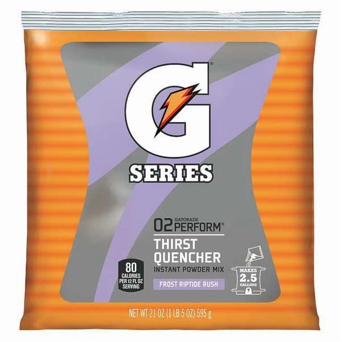 Pack of 2 - Gatorade Frost Riptide Rush Powder, 21-Ounce Pouch