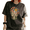 Black-5, variant on Cozymy Women's Skeleton Ribcage Tulip Sunflower Wildflower Botanical Plant Lover Nature Graphic Washed Short Sleeve T‑Shirt