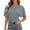 Dark Gray*, variant on RUTAYY Women's T-Shirt Elegant Solid Color Batwing Short Sleeve Crew Neck Tee Shirts Casual Everyday Wear Trendy Trip Tees