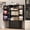 Black, variant on 47'' Pantry Storage Cabinets with Doors and Shelves, Noelse Kitchen Pantry with 2 Drawers for Kitchen Dining Room and Living Room, Dark Brown