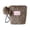 brown, variant on Retros Leopards Print Makeup Bag Small Cosmetic Pouches For Women Portable Toiletry Organizers Travel Essential