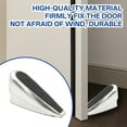 thumbnail image 6 of TALENO Door Stoppers for Bottom of Door,Spring Heightening Design Door Stoppers Heavy Duty,Reduce Accidental Collisions Door Stop,silver2, 6 of 7
