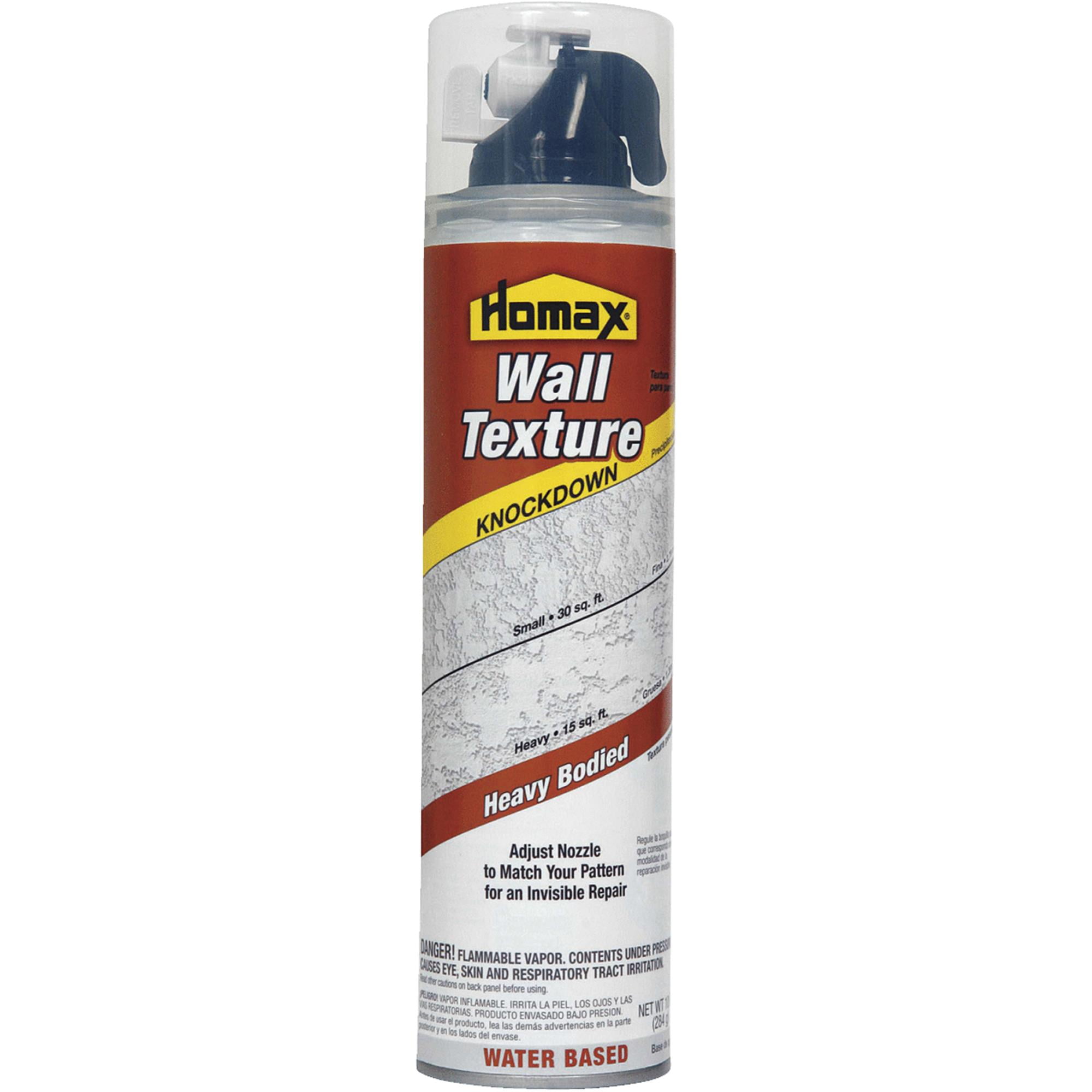 Homax Aerosol Wall Texture, Knockdown, Water Based,10 oz