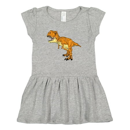 

Inktastic Roaring T-Rex Gift Toddler Girl Dress