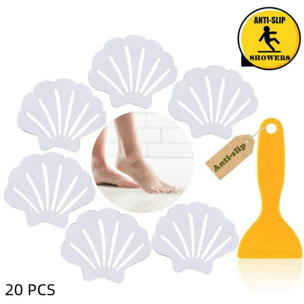24Pcs Anti Slip Shower Stickers Safety Bathtub Strips Adhesive Decals