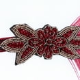 thumbnail image 3 of Diadema de mujer Zulema de los años 20 Diadema con accesorios rojo, 3 of 7
