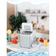 thumbnail image 5 of ARLIME Countertop Ice Maker Machine, Ready in 8 Mins, 26Lbs/24H, Self-Cleaning Electric Ice Making Machine with Scoop and Basket for Home, Office, Party, Bar (Green), 5 of 17