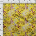 thumbnail image 2 of oneOone Cotton Flex Yellow Fabric Leaves Diy Clothing Quilting Fabric Print Fabric By Yard 40 Inch Wide, 2 of 4