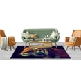 thumbnail image 4 of Bedroom Rug, Car Mat Rugs, Animal Rug, Printed Rug, Outdoor Rug, Tiger Illustration Rug, Rug, Abstract Rugs, 3D Printed Rug, Loft Home Rug, 2'x3' - 60x90 cm, 4 of 8