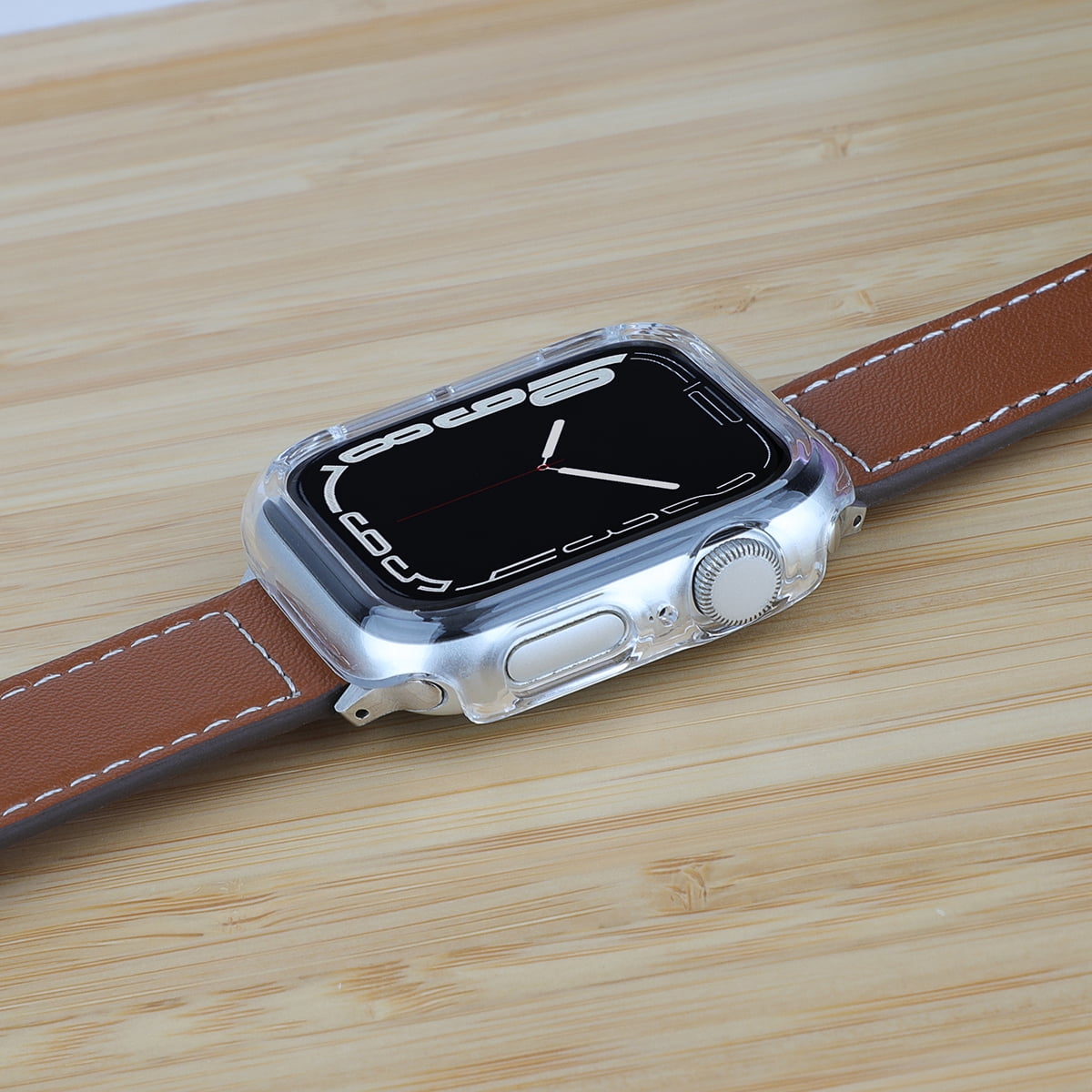 onn Clear Bumper for Apple Watch 40mm, 1 Piece, Unisex