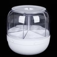 thumbnail image 3 of Miumaeov 6-Grid 360° Rotating Grain Dispenser Kitchen Dry Food Rice Container Cereal Storage Tank, 3 of 15