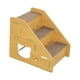 thumbnail image 1 of Adorno de escalera para mascotas, profesional, multifuncional, portátil, antideslizante, suministros para cachorros 3 pasos, 1 of 9