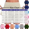 thumbnail image 3 of biudgviw Womens Tennis Skirt High Waisted Workout Golf Skirt with Shorts Solid Color Summer Comfy Athletic Skorts, 3 of 6