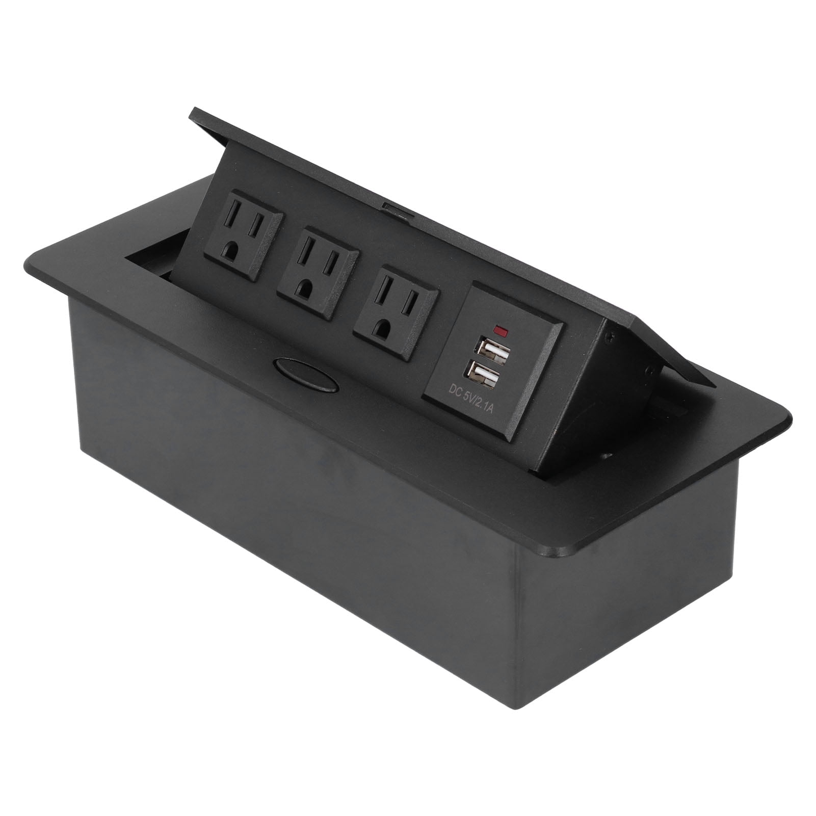 Dual USB Port Socket, Durable Desktop Socket Sophisticated Design