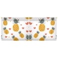 thumbnail image 3 of Pineapple Love Tier Curtains Tier Kitchen Living Room Bedroom Balcony 2 Panels 27x36 Inch, 3 of 8