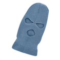 thumbnail image 2 of Only Moment Waterproof Windproof Cuff Beani I Three Hole Mask Winter Knit Ski Hat acrylic fibe Thermal Thick Polar Fleece Snow Skull Cap for Men and Women One Size, 2 of 6