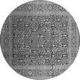 thumbnail image 1 of Ahgly Company Indoor Round Oriental Gray Traditional Area Rugs, 8' Round, 1 of 4