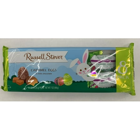 Russell Stover Rs Caramel Eggs 8pk