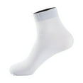 thumbnail image 2 of MSJUHEG Crew Socks,Frilly Socks Women,Tube Socks Women,Retro Socks,Striped Socks Women,and Striped Silk Stockings Thin Breathable White A, 2 of 3