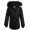 Premium Black, variant on Canada Weather Gear Girls Winter Coat Long Length Faux Fur Puffer Ski Jacket Insulated Fleece Parka