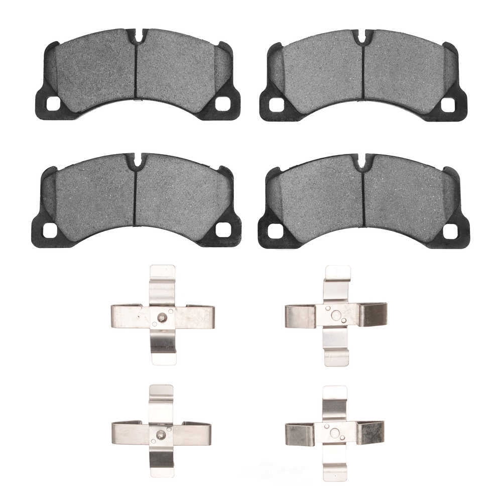 Dynamic Friction Company 1600-1349-01 DFC EURO 5000 Ceramic Brake Pads and Hardware Kit