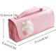 thumbnail image 2 of Lápiz de gran capacidad, lindo organizador de almacenamiento de bolígrafos de gato con asa, estuche para lápices de 3 capas, 2 of 5