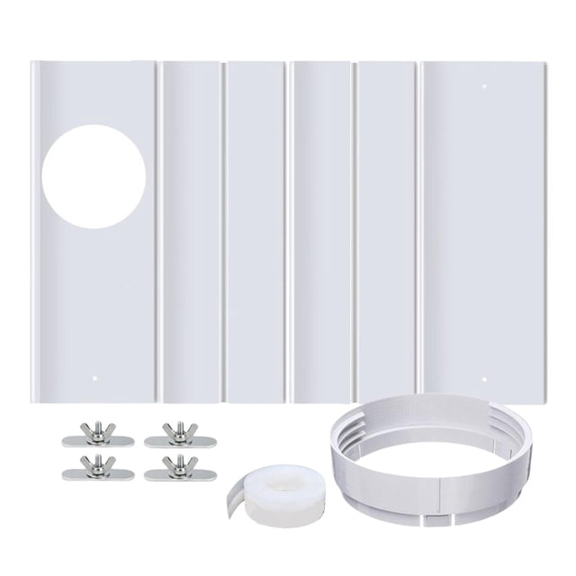 de ventana de aire acondicionado portátil, de ventilación con sellado deslizante Vertical/Horizontal, de sellado Conector circular BLESIY placas de sello