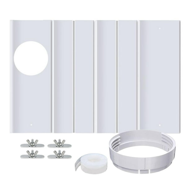 de ventana de aire acondicionado portátil, de ventilación con sellado deslizante Vertical/Horizontal, de sellado Conector circular BLESIY placas de sello