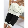 thumbnail image 4 of BKQCNKM Leggings for Women Fleece Lined Leggings Women Thermal Leggings for Women Full Length Fashion Soft Daily Pants Fall & Winter Warm Leggings Black XL, 4 of 4