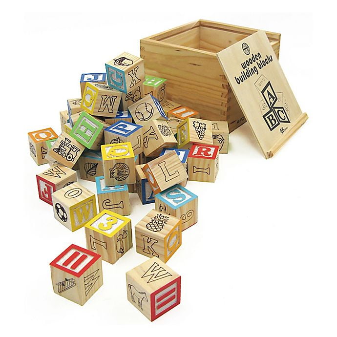 TiddlyTots Wooden Building Blocks