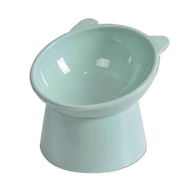 Elevated cat food bowl, tilted, raised, for cat food, antivomiting neck support, 45degree elevated, slanted stand, bowls for cats