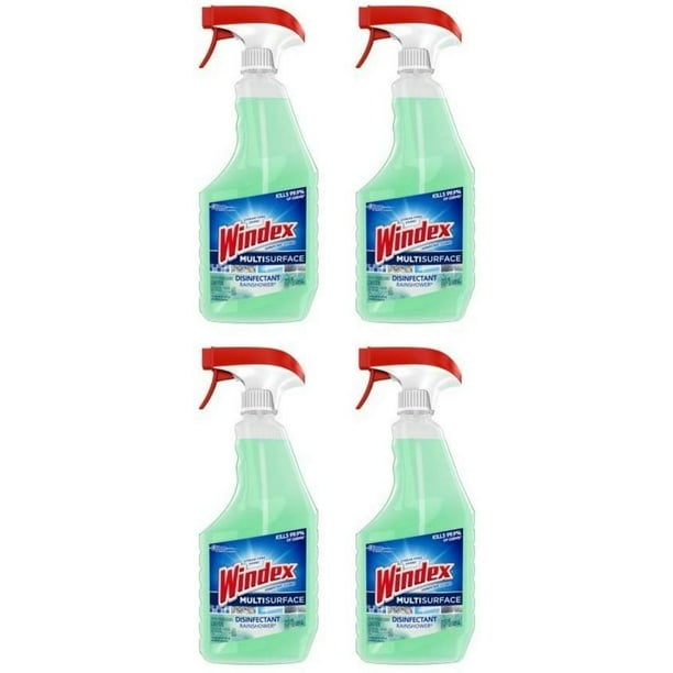 Windex Disinfectant Cleaner MultiSurface with Glade, Rainshower, 23.0