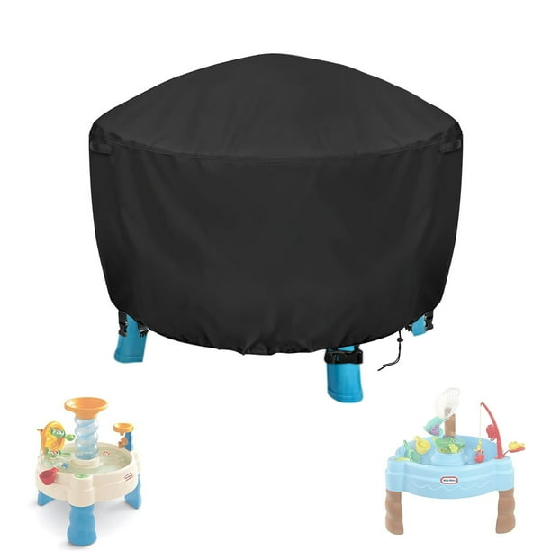 POMER Kids Water Table Cover, Round Waterpark Play Table Cover for 20