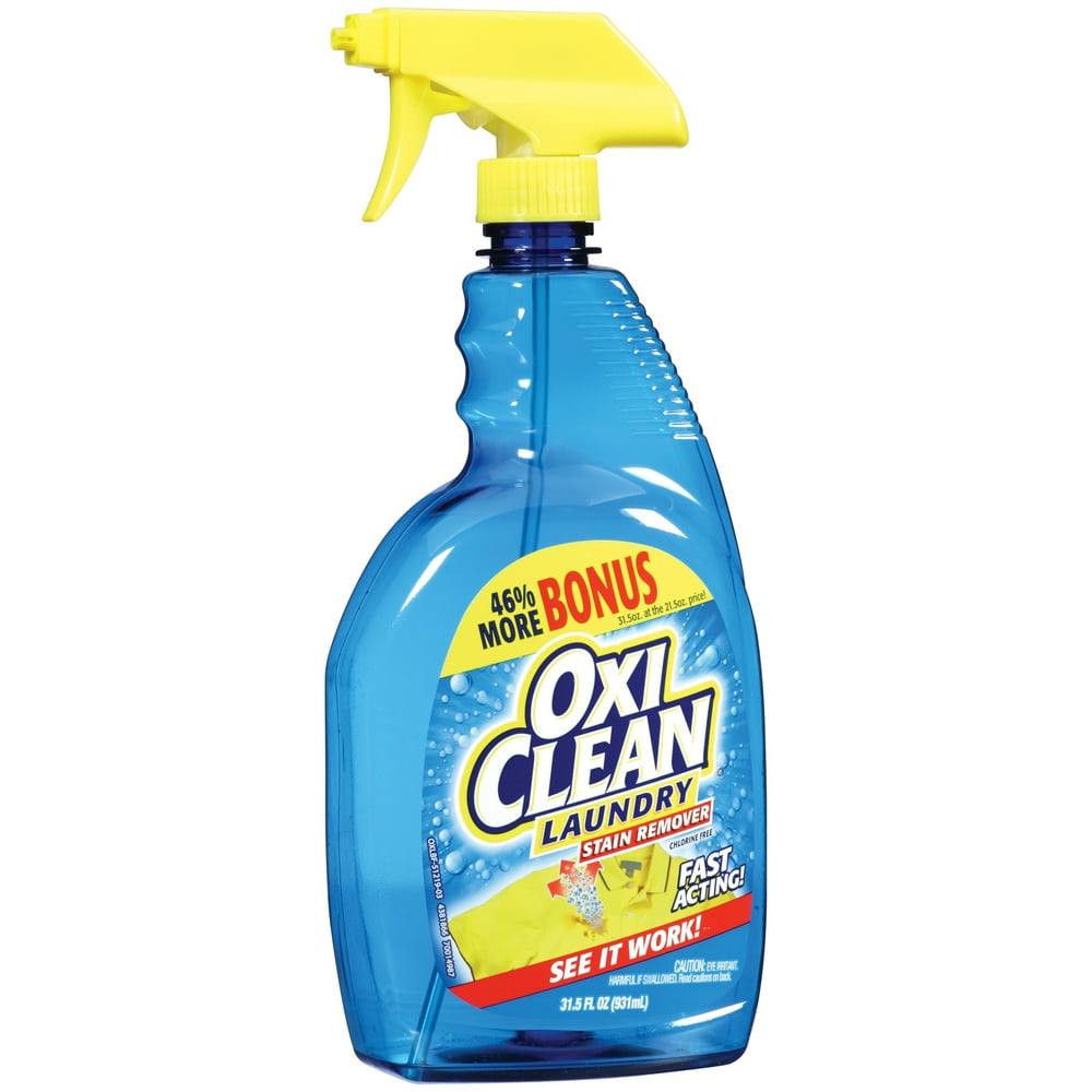 spot clean with oxiclean