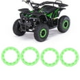 thumbnail image 1 of 4PCS ATV Wheel Trim, 10 Inch Plastic Scratch Proof Sporty Look Hub Protection Decor, Rim Guards  Rim Cap  Wheel Hub Trim Decor  Wheel Rim Protector for Go Kart, 1 of 7