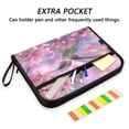 thumbnail image 2 of Accordion File Organizer with Zip Closure 13 Pockets Expanding File Folder Letter A4 Paper Document Organizer for Home Office Beautiful Pink Hummingbird, 2 of 7