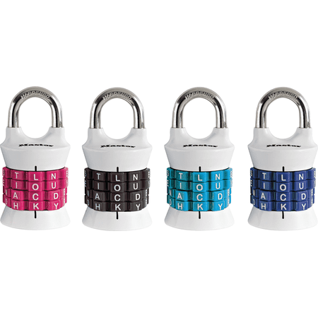 Alpha Barrel Combination Padlock - Pack of 12 — Home & Garage Storage, Stackable Design