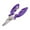 Purple, variant on figatia Stainless Steel Fishing Pliers, Fishing Gripper, Fishing Accessory, Fishing Lines Cutter Multipurpose Sturdy Fishing Scissors