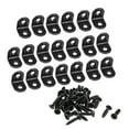 thumbnail image 2 of Uxcell L Shape 20mmx20mmx16mm Black Corner Brace Angle Bracket 20 Pack, 2 of 5
