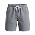 thumbnail image 6 of LEKWK Linen Shorts for Men Lightweight Soft Breathable Summer Shorts Elastic Waist Drawstring Casual Bottoms with Pockets Fashion Beach Vacation Outfits, 6 of 9