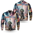 thumbnail image 3 of Happy New Year Portuguese Water Dog Chills on Year-End Party All Over Print 3D Baseball Jacket PWD Portie Fishing Dog Lover Bomber Jacket Softball - 12023, 3 of 6