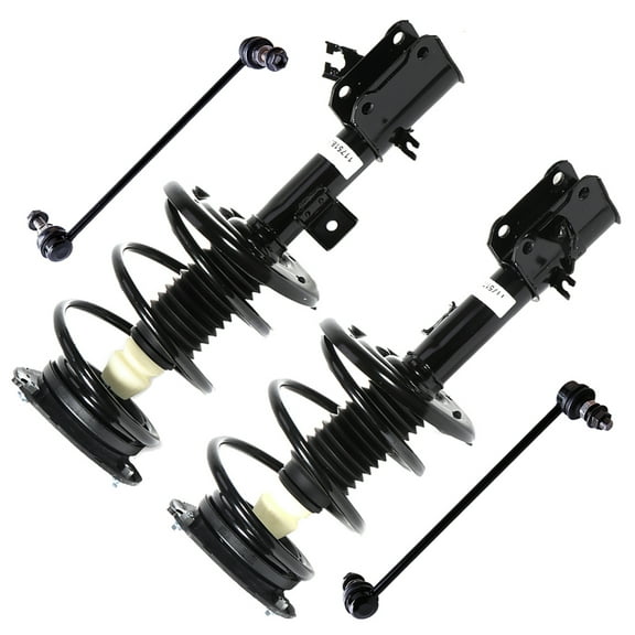 CCIYU Complete Suspension Kit Fits 2009 2010 2011 2012 2013 2014 for Nissan Maxima Includes Front Strut Spring Assembly Stabilizer Bar Link