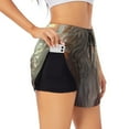 thumbnail image 2 of Haiem Mystic Fox With Halo Women's 2 in 1 Running Shorts - Lightweight Athletic Workout Gym Yoga Breathable Sports Shorts Liner with Phone Pockets-Small, 2 of 9