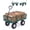 Green, variant on 800 LBS Heavy Duty Garden Cart Wagon, All-Terrain with 10 Inch Pneumatic Tires and Removable Mesh Sides Outdoor Yard Cart for Landscaping Farm Backyard - Black