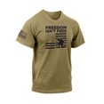 thumbnail image 3 of Rothco "Freedom Isn't Free" T-Shirt - Coyote Brown, 3 of 6