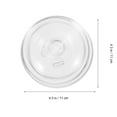 thumbnail image 7 of 1 Set of Glass Dessert Bowl Decorative Food Serving Bowl Delicate Bowl with Lid, 7 of 7