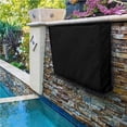 thumbnail image 5 of Yuarrent Cubierta de TV impermeable para exteriores, Protector de televisión negro para LCD LED de 22'' a 70'' Jardín y Patio No. 4 Yuarrent HA026231-04, 5 of 5