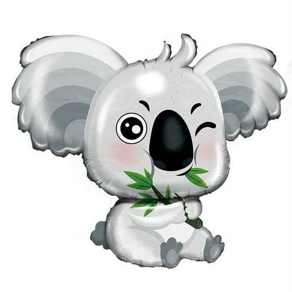 38" Koala Bamboo Birthdya Party Baby Shower  Mylar Foil Balloons